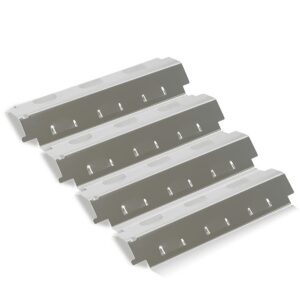 FORYEYC 37CM Edelstahl Brennerabdeckung für OutdoorChef-Perth & Uniflame 750 & Tenneker TG4, Gasgrill Ersatzteile, 4Pack