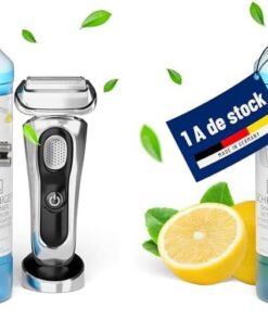 PURIVITA® Scherkopfreiniger Nachfüllflüssigkeit für Braun Clean & Renew Reinigungskartuschen - Kompatibel mit verschiede