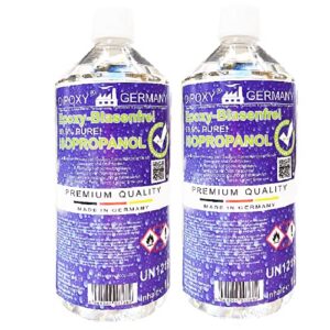 2x1L Isopropanol 99,9% Reinigungsmittel für Elektronik | 2x1L Isopropanol 99,9% Lösungsmittel für Optikgeräte | 2x1L Is