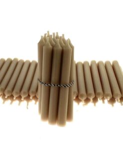 Kerzenfarm Hahn Durchgefärbte Stabkerzen für Geburtstage und Hochzeiten ohne Tropfen und Ruß 110mm x Ø 13mm Kerzenfarm