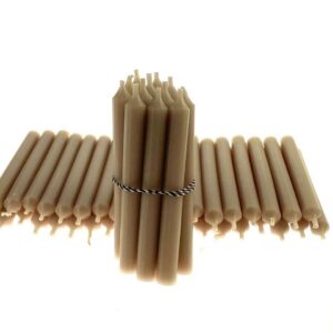Kerzenfarm Hahn Durchgefärbte Stabkerzen für Geburtstage und Hochzeiten ohne Tropfen und Ruß 110mm x Ø 13mm Kerzenfarm