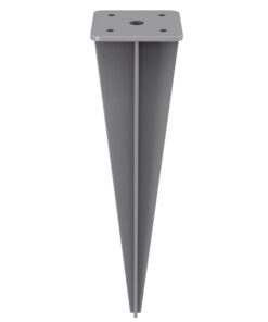 SONGMICS Erdanker für SONGMICS Alu-Seitenmarkisen, Betonveranker für Sidedoor Standpfosten, grau GSA001 SONGMICS Erdan