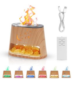 2-in-1 Aroma Diffuser & Salt Range Pakistan Leuchte für Schlafzimmer und Yoga mit Ultraschall Aromatherapie | 2-in-1 Ar