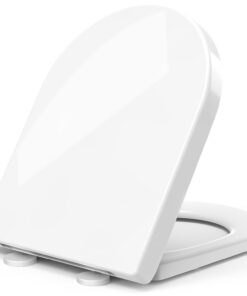 STOREMIC Toilettendeckel für Antibakteriellen Hygiene-Einsatz im Bad, WC Sitz mit Absenkautomatik und Quick Release Funk