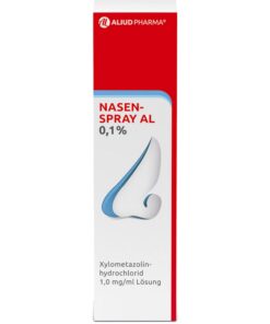 Nasenspray AL 0,1% - Entfernert Nasenschleim und lindert Erkältungen | Nasenspray AL 0,1% - Ideal für die gesamte Famil