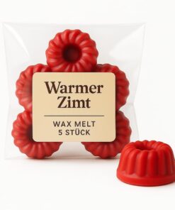 5er Set - Winter und Weihnachts Duftwachs | Raumduft (Warmer Zimt) Melts | Duftkerzen