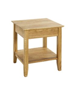 HAKU Möbel Beistelltisch - Traditional Stil, Eiche, Massivholz - Maße: B 45 x H 52 x T 45 cm HAKU Möbel Beistelltisch,