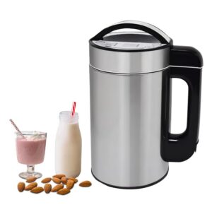 Hzexun Pflanzenmilchbereiter Heizleistung 800 Watt, Suppenbereiter & Sojamilchbereiter für Porridge & Säfte, Touchdispla