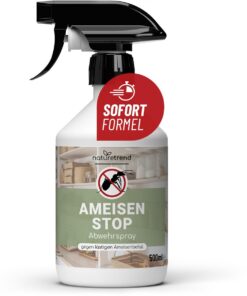 Ameisen Stop Spray 500ml - Effektives Ameisenspray für Innen und Außen | Speziell für Haus und Garten | Schnelle Wirkung