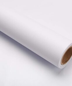 40cm x 10m Selbstklebende Klebefolie für Küchenschränke - Wasserdichtes Dekorativ Möbelfolie | 40cm x 10m Matt Weiß Wec