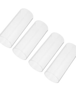 Zylindrische Glas Kerzenschirme Winddicht Für Party Und Esszimmer 4 Stück 15cm | Zylindrische Glas Kerzenschirme Winddi