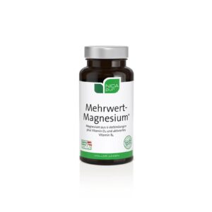 NICApur Mehrwert-Magnesium für Erwachsene - Stressreduktion - Gesundheit - 60 Kapseln NICApur Mehrwert-Magnesium für E