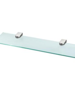 bonsport Glasregal für Badezimmer 6mm Sicherheitsglas 40cm - Klarglas Wandregal Badablage