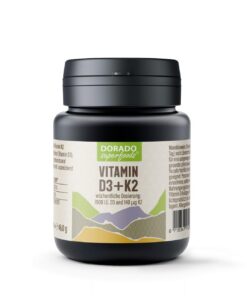 Vitamin D3 K2-100 Tabletten hochdosiert - 7000IE D3 + 150µg K2 (MK7) pro Tablette - Laborgeprüft - vegan - 1x-Woche-Form