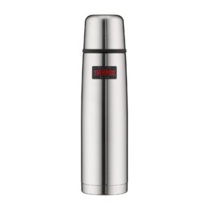 THERMOS Light & Compact Edelstahl-Thermosflasche 1L - 12 h heiß / 24 h kalt - absolut dicht - BPA-frei - spülmaschinenfe