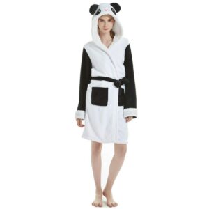 JMAHM Lightweight Cotton Bademantel Frau Mit Kapuze