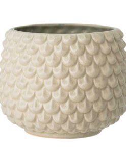 Nordring Retro ÜbertopfVintage Pflanztopf für ZimmerplantenBlumentopf Pino L (16,5 cm ø) cloud Keramik