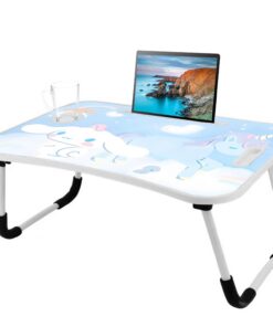 Tragbar Laptop Betttablett Blue für Sofa & Bett mit Lesehalter & Getränkeschlitz Tragbar Laptop Betttablett Blue für Ter