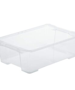 Rotho Evo Easy Aufbewahrungsbox 30l Lebensmittel-Sicherheit BPA-frei Transparenz 30l (58.3 x 39.2 x 18.3 cm) Rotho Evo