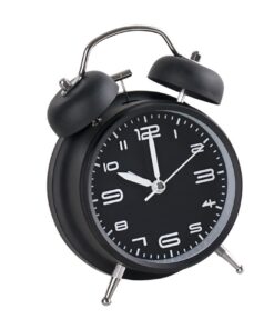 Geräuschloser Gatuida Retro Tischwecker mit Nachtlicht für Schüler und Schlafzimmer | Kreative Analoge Gatuida Tischwec