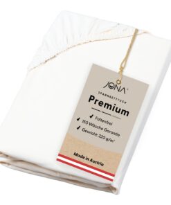 Premium Spannbettlaken für Erwachsene - Luxuriöse Jersey-Baumwollspannlaken - Ideal für Sommer und Winter - Made in Aust