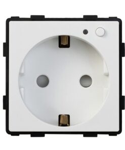 Smart BSEED Zigbee Steckdose für intelligente Unterputz Installation 16Amp Weiß 86mm (Tuya ZigBee Hub erforderlich) | B