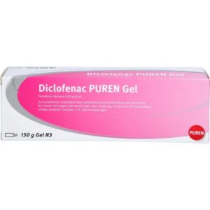 Diclofenac PUREN 150g - effektive Schmerzgel für Sportverletzungen, reduziert Entzündungen und fördert Heilung