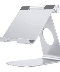 OMOTON Verstellbarer Tablet Ständer für iPad und Tablets, kompatibel mit 2024 iPad Pro 13, 11, 1|9, iPad 10.9, Air und M