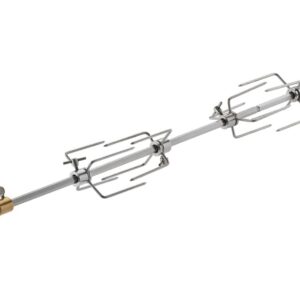 RÖSLE Premium-Drehspieß für VIDERO G4/G6 und MAGNUM G4, Hochwertiger Grillspieß mit Traglast von 10 kg, Edelstahl 18/10