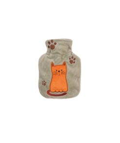 Hugo Frosch Salbeigrüne Mini-Wärmflasche mit kuscheligem Velourbezug – ideal für Baby – portabel und geruchsneutral auf