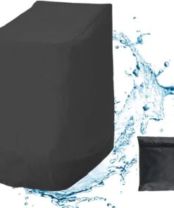 Gartenstühle-Abdeckung für 6 Stapelstühle, 114×85×65 cm – wasserdicht, winterfest & UV-beständig