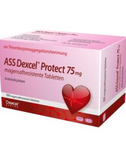 ASS Dexcel Protect 75 mg Tabletten bei Herz-Kreislauf-Erkrankungen - Gut geschützt - 100 St. Tabletten