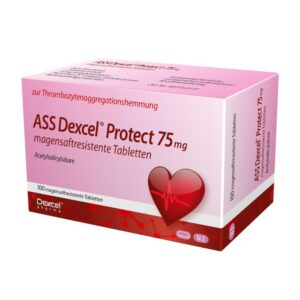 ASS Dexcel Protect 75 mg Tabletten bei Herz-Kreislauf-Erkrankungen - Gut geschützt - 100 St. Tabletten