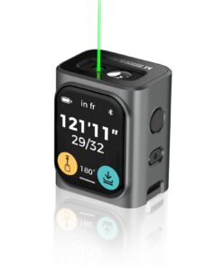 HOZO M-Cube Laser-Entfernungsmesser ±1,5mm Genauigkeit, Grüner Laser für Außen, 50m Reichweite