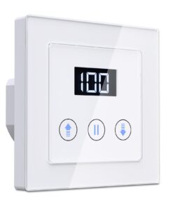 Smart Rolladenschalter mit Zeitschaltuhr und Prozentuale Steuerung für Jalousien | Kompatibler Rolladenschalter mit Ale