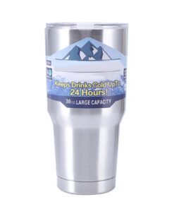 Edelstahl Isolierter Tumbler 30 Oz Doppelwandig Isoliert Silber