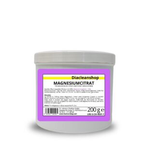 Magnesiumcitrat Pulver - hoher Magnesiumgehalt - wasserfrei - hohe Pharmaqualität - geeignet für Menschen mit Magenprobl