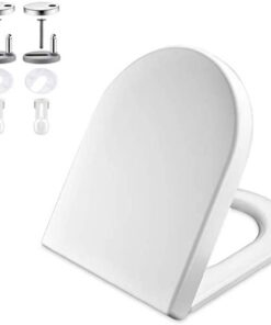 GRIFEMA G951 WC Sitz antibakteriell belastbar Weiß Quick-Release-Funktion Sauber