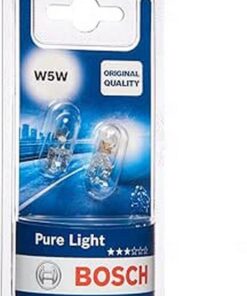 Bosch W5W Pure Light Fahrzeuglampen 12 V 5 W W2,1x9,5d - kopierte Hinterherrichte 2 Stücke