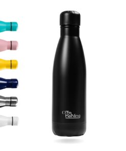 Otto Koning Edelstahl Thermosflasche 500ml - Auslaufsichere BPA-freie Vakuumisolierte Trinkflasche - Stilvolles Design f