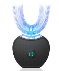 Schnelle und einfache HappySmile Zahnbürste in unter 30 Sekunden! Automatische 360° Bürste mit Timer für Erwachsene. |