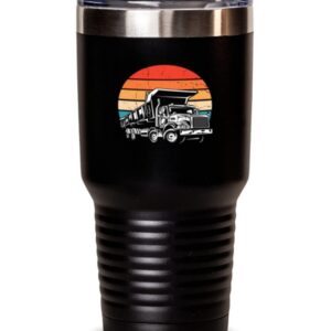 Edelstahl Isoliert 30oz Tumbler für Bauarbeiter mit Lustigen Mulden | Isoliert 30oz Tumbler Edelstahl Bau Braun für Loy