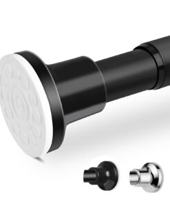 Ausziehbare Duschvorhangstange 73-193cm ohne Bohren für Badezimmer und Balkon | Spannstange Teleskopstange φ25mm für Sc
