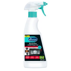 Dr. Beckmann Backofen & Grill Power-Gel | Backofenreiniger Schnellwirkformel | Eingebranntes beseitigt | 375 ml