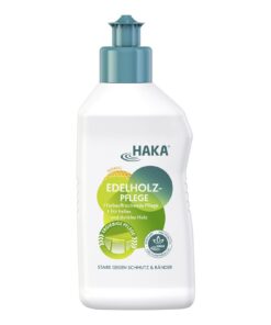 HAKA Edelholzpflege, 250 ml, umweltfreundlich, frischt Farbe auf, entfernt Schmutz & Ränder, bringt streifenfreien Glanz