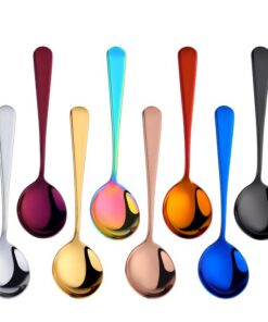 Buyer Star Suppenlöffel Edelstahl 8cm Bunt Klassische Besteck Set