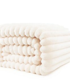 Kuschelige Decke 150x200 cm - Warm und Flausig für Mama, Frauen und Freundin - Perfektes Geschenk (Beige, 150x200cm)