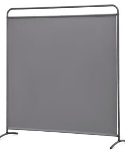 Angel Living Paravent Sichtschutzwand für Büros und Balkone Grau 16|5 x 177cm Angel Living Raumteiler Freistehend Sichts
