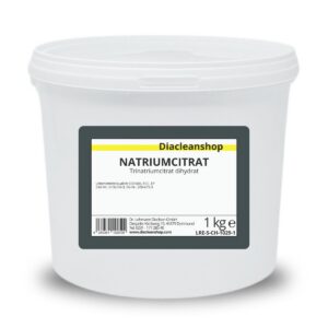 Natriumcitrat Lebensmittelqualität - Rein - Für Speisen und Getränke - 1kg Pulver - pH-Regulator - Lebensmittelzubereitu