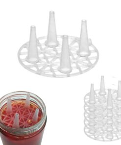 mikken Fermentiergitter Ø 70 mm Kunststoff - 6er Set ohne Gewichte für TO 82 Einmachgläser Fermentieren